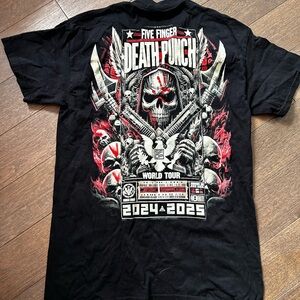 Five finger death punch 2024/2025 tour tee‎ size medium